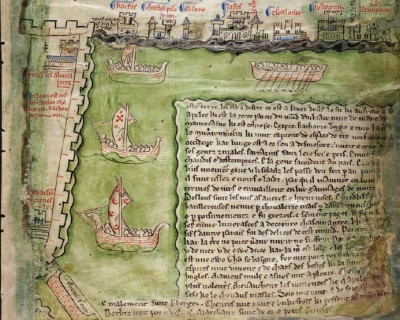 Jerusalem. Royal MS. 14 C. VII, f.5r.