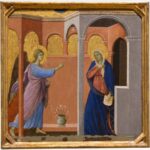 Duccio: The Anninciation. National Gallery in London