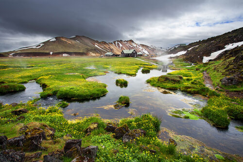 Landmannalugar in Iceland. © Gornostaj/Dreamstime 42594811