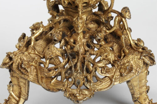 Detail of Clocester candelabra © Victoria & Albert