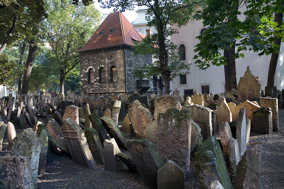 Old Jewish Cemetery in Josefov Prague wikipedia