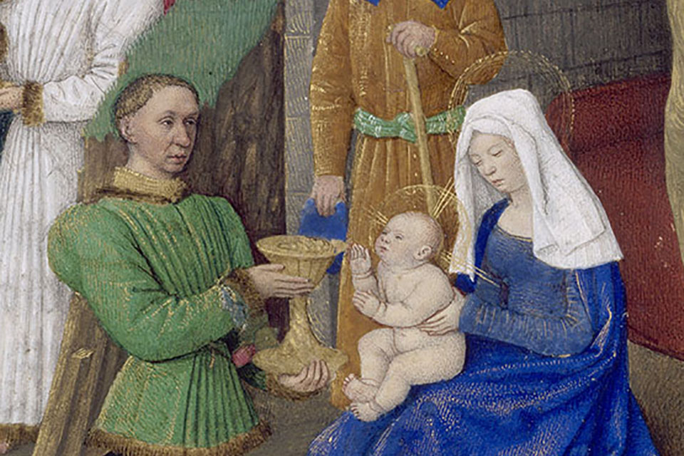 WEB DETAIL Adoration des mages Heures de Etienne Chevalier wikipedia Charles VII copy