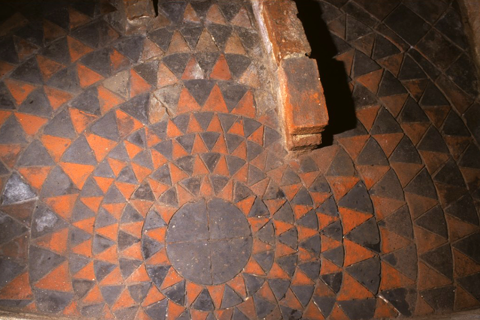 Mosaic Floor from St Laurence in Roskilde, Denmark © ROMU