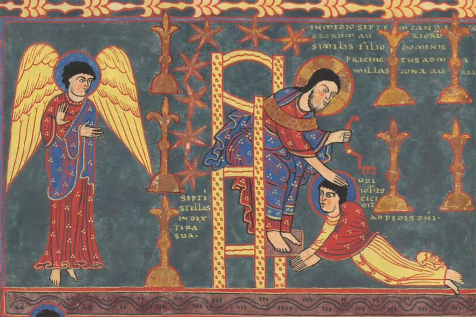 Beatus Saint Sever fol 31v (detail) BnF Gallica