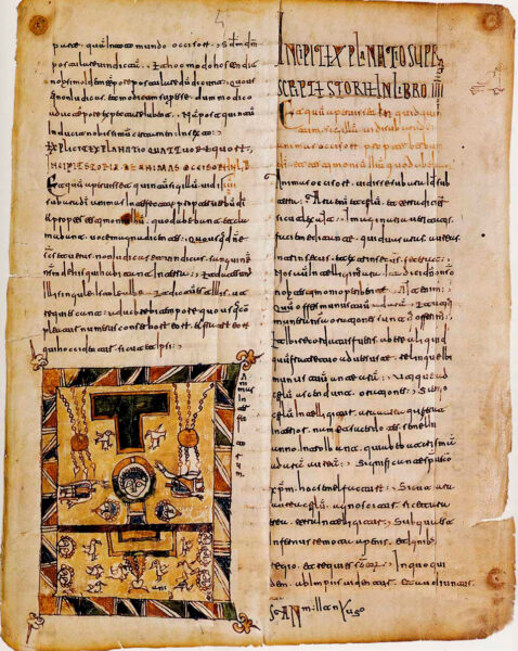 Silos Beatus c. 850. Fragment Wikipedia