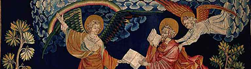 Detial from the Tapestries at Chateau d'Angers. Source: wikipdia