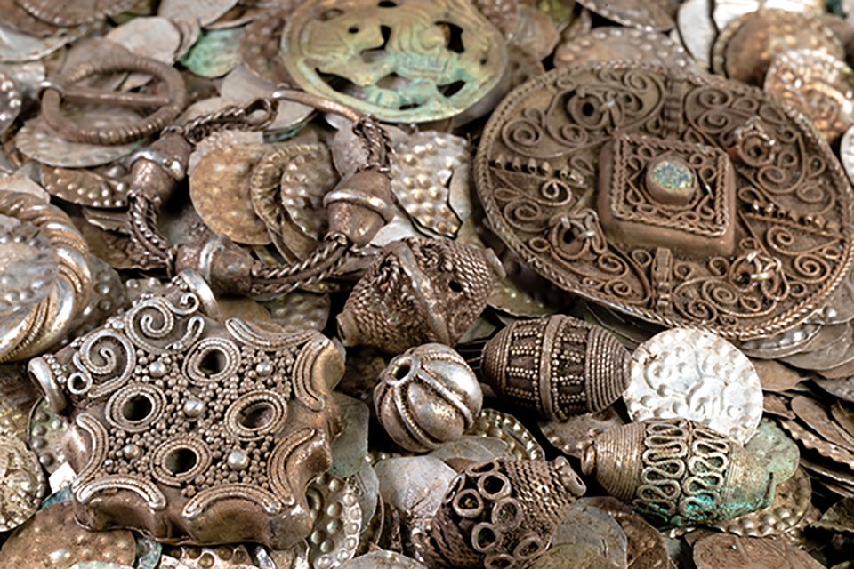 Silver Treasure from the reign of Knut Eriksson ca. 1180-1200 © Länsstyrelsen Stockholm