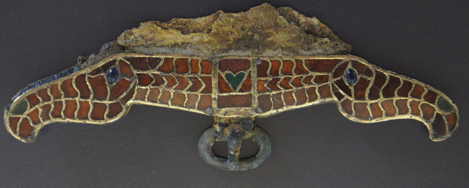 Clasp of purse. Saint-Dizier. Tomb 13. Musee Saint-Dizier. Wikipedia/Garitan