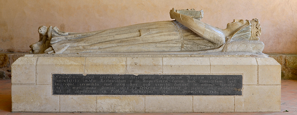 Detail: Tomb of Berengaria of Narvarre, Richard Lionheart's wife. L'Épau Abbey, Yvré-l'Évêque,Source: Wikipedia