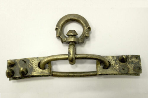 Dog collar found at the castle © David Caldwell.