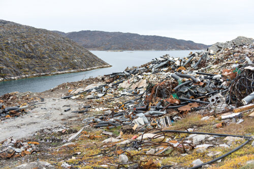 Trash from the base at Aasiaat. © Dreamstine/Andreas Altenburger 4254394
