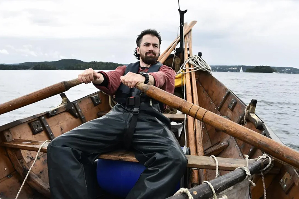 Greer Jarrett tracking Viking Age voyages through traditional seafaring © Jarrett