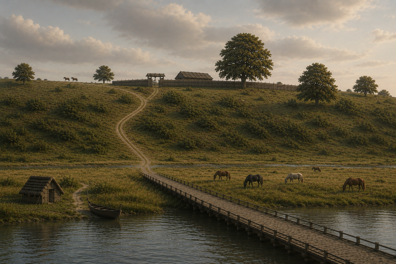 The reconstructed landscape at Lisbjerg year 1000 © schousboe ccbysa40