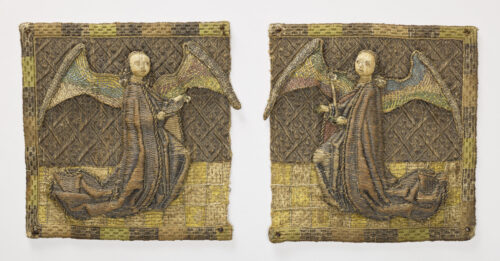 Fragment d'orfroi, anges, Cl. 21276 © GrandPalaisRmn / Mathieu Rabeau 