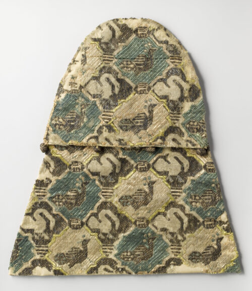 Aumônière à motifs cygnes et paons, Cl. 11992 © GrandPalaisRmn / Jean-Gilles Berizzi 