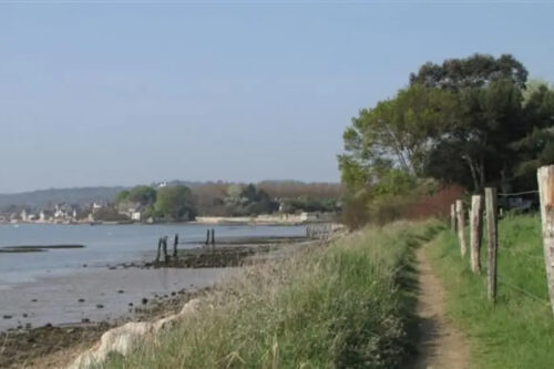 Quettehou - Ketil's Holm - at Cotentin. Notice the church on the lith (Le Ly) in the background © Normandie Touristique