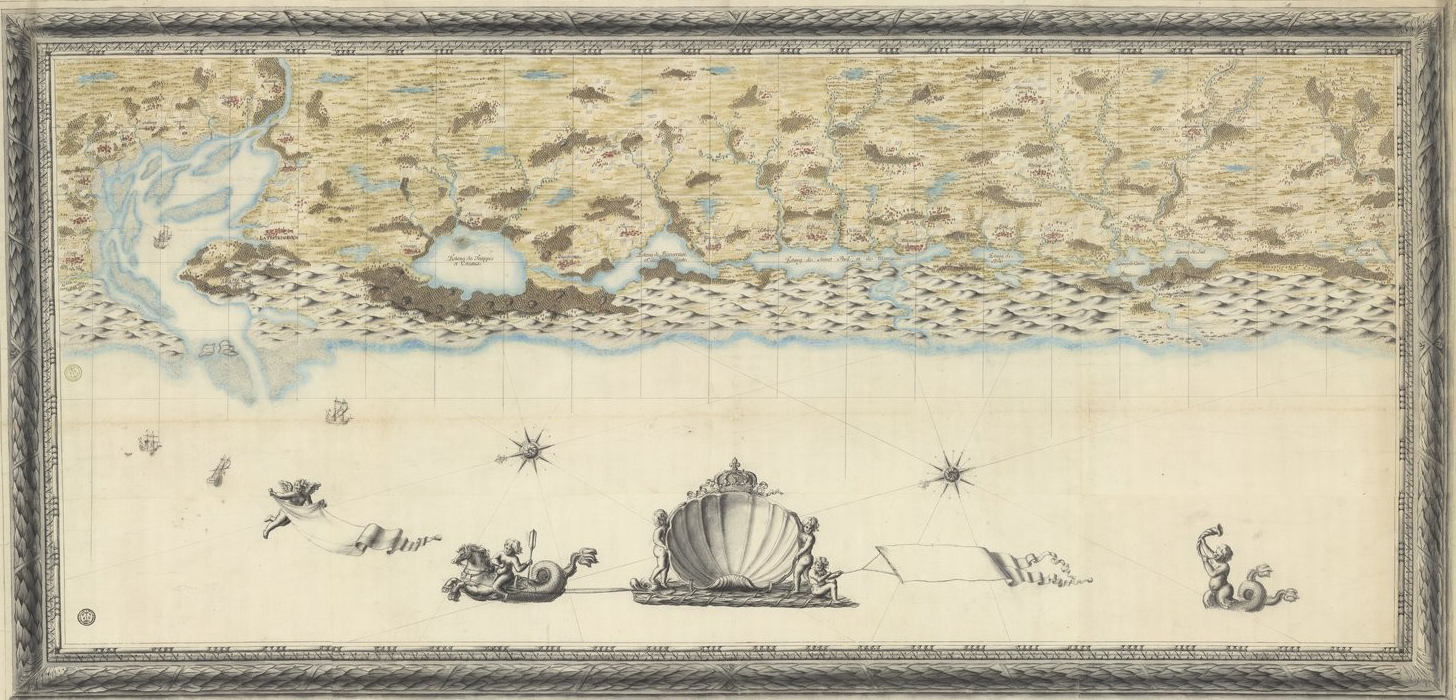 Cotes depuis Leyge jusqua letang. Louis-Nicolas der Clerville © BnF