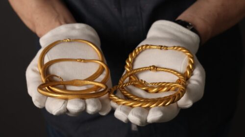 Golden rings discovered at Rold © NJM