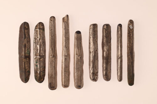Silver ingots from the rebild treasure © NJM