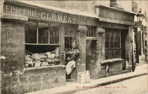 House before restauration.Postcadr late 19th century