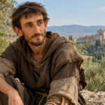 AI reconstruction of st Francis decription by Celano 2029. © medieval.eu CCBYSA