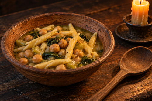 Bown of chickpea soup © schousboe/AI CCBYSA40