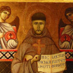 The painted panel by Master of St Francis Museo della Porziuncola c. 1250-75 Source: Wikipedia