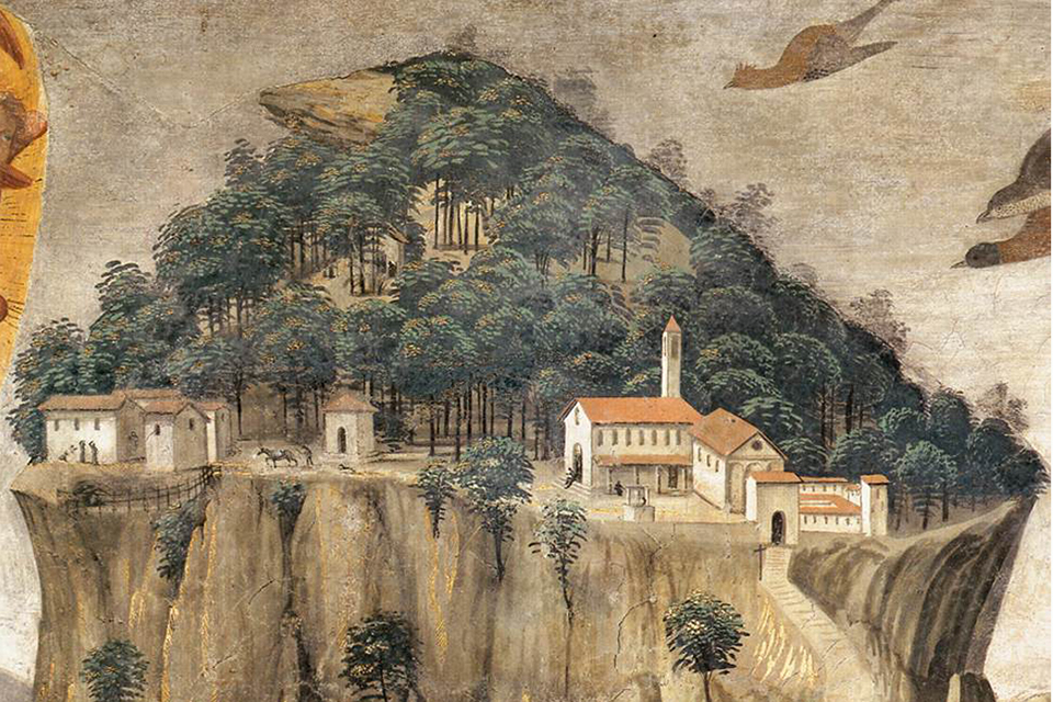 Road to La Verna. Ghirlandaio Source Wikipedia