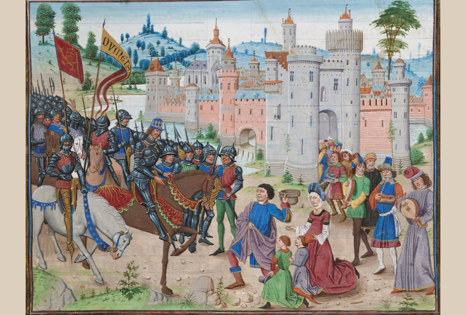 Musiciens. From Faits Grand Alexandre. BnF MSF22547
