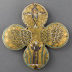 St. Francis on a Limoges reliquary exhibited at Musee de Cluny © St francois d assise © Jean-Gilles Berizzi GrandpalaisRMNn