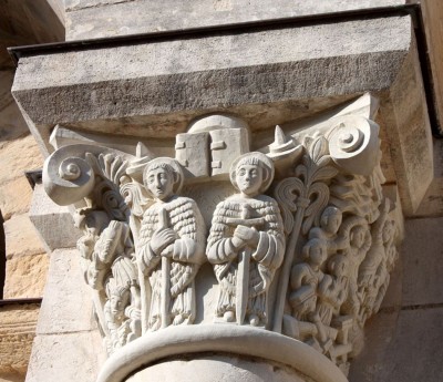 Abbey of Fleury -St Benedict St Benoit Romanesque Capital Web