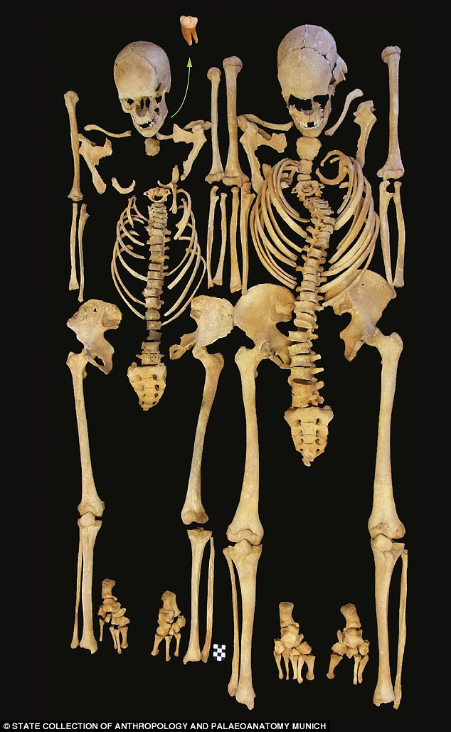 Double Grave from Altenerding © State Collection of Anthropology and Palaeoanatomy, Munich