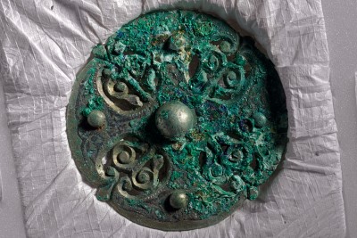 Anglo-Saxon-brooch from hoard from Dumfries
