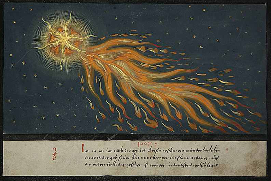 Augsburger Wunderzeichenbuch Folio 28. The Book of Miracles is in a private collection, but has been published.