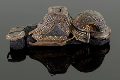Back of reconstructed sword pommel from the Staffordshire Hoard © Birmingham Museums Trust