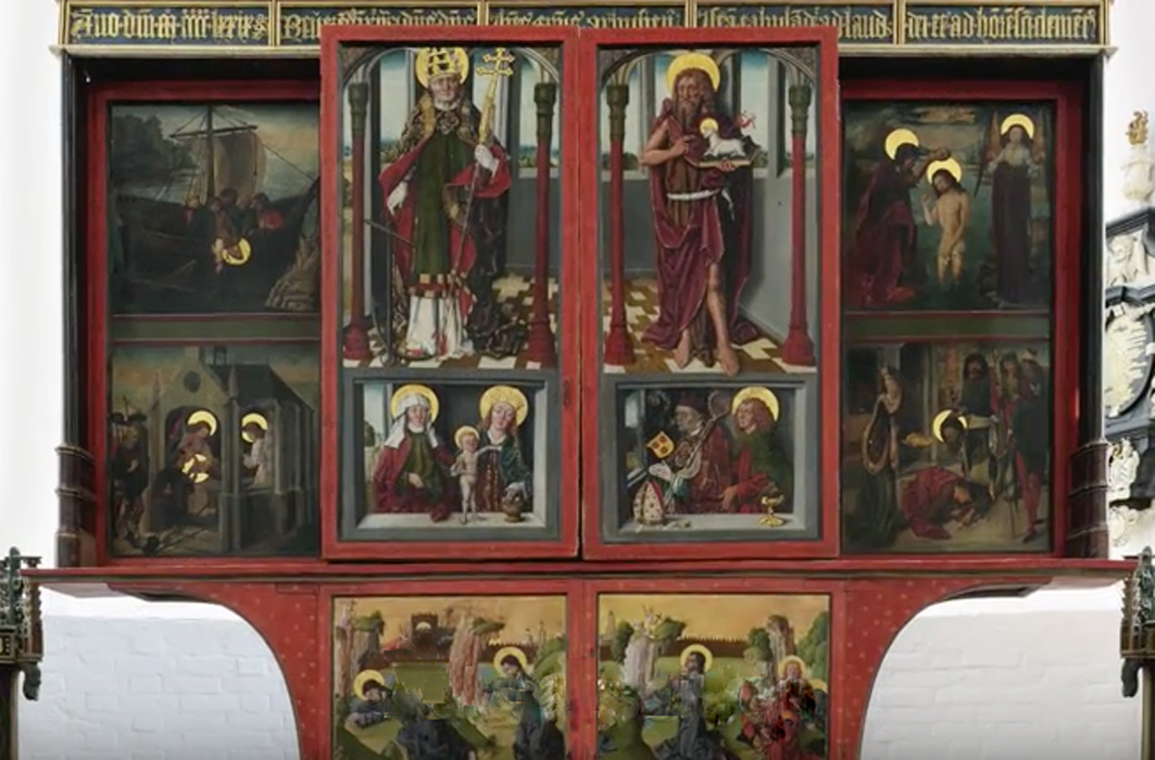 Bernt Notke's Altar in Århus - Advent position