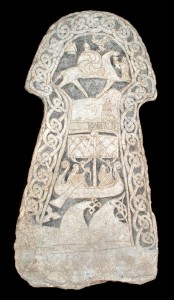 Picture Stone from Lillbjärs Stenkyrka Parish Gotland, Sweden