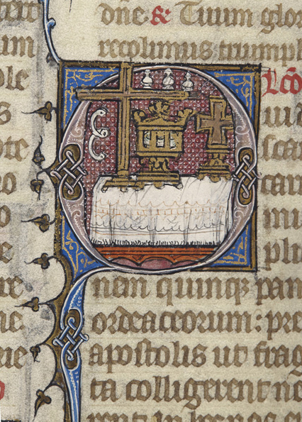 Breviary of Saint Louis de Poissy (ca. 1310 - 15) the Crown of Thorns