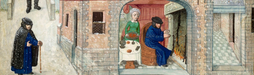 Breviary of Queen Isabella of Castile. Bruges 1480. British Library Egerton MS 1147. January.