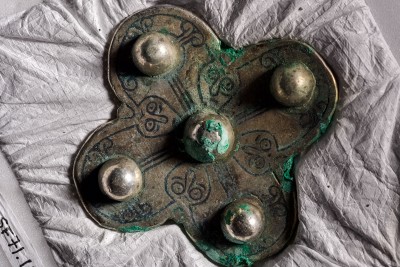 Brooch-with-four-face from hoard from Dumfries
