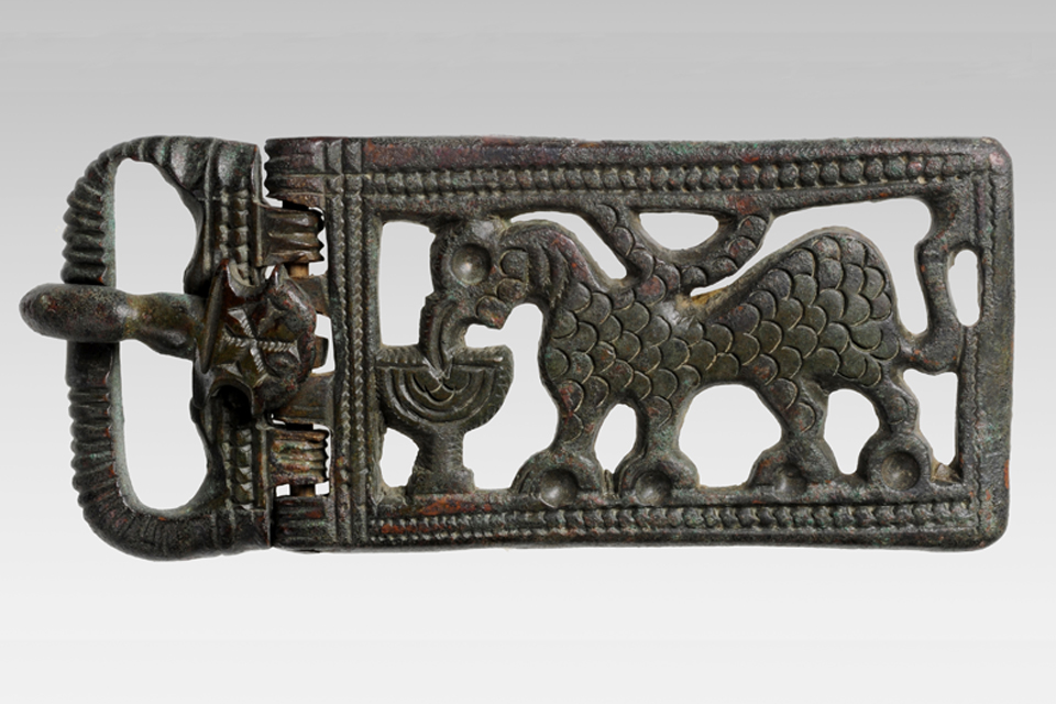 Buckle from Testona Moncalieri near Torino. 6th to 7th centuries. © Torino, Museo di Antichità