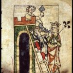 Building Alexandria. Netherlands 14th cent. Royal 20 BL