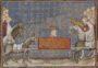 Charles IV carried into Paris- BnF, FR 2813 f 469