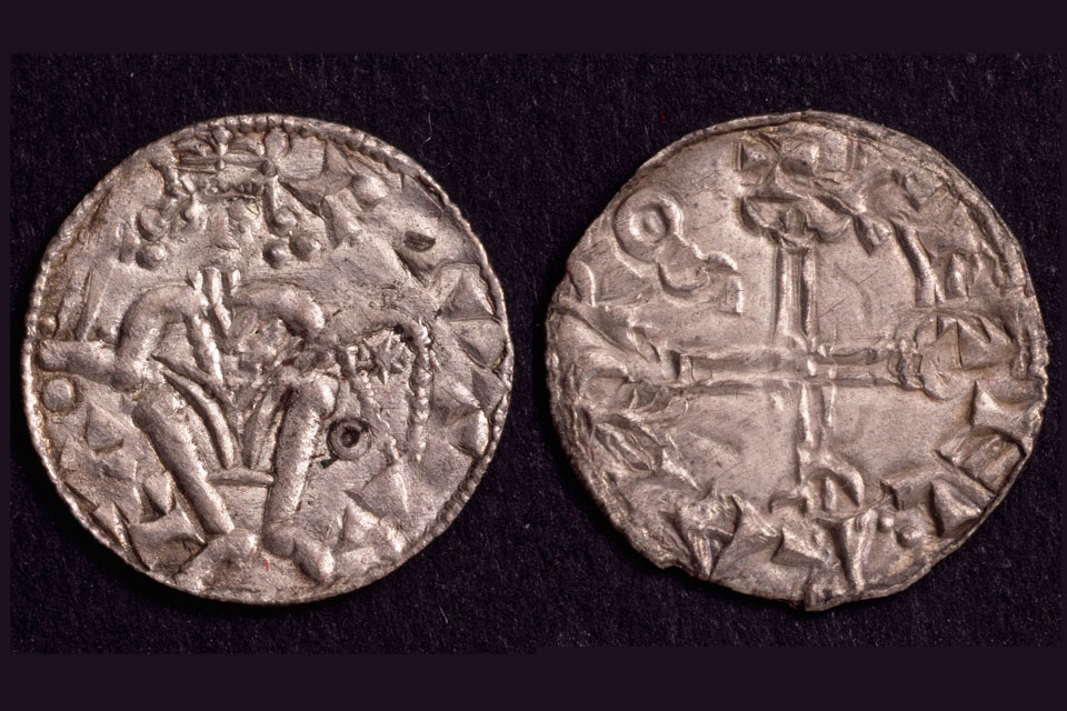Coin of Cnut the Holy © National Museum of Copenhagen. CC-BY-SA