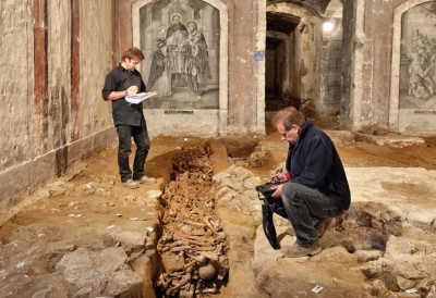 Crypt in Boulogne-sur-Mer Source: Inrap/Dominique Bossut