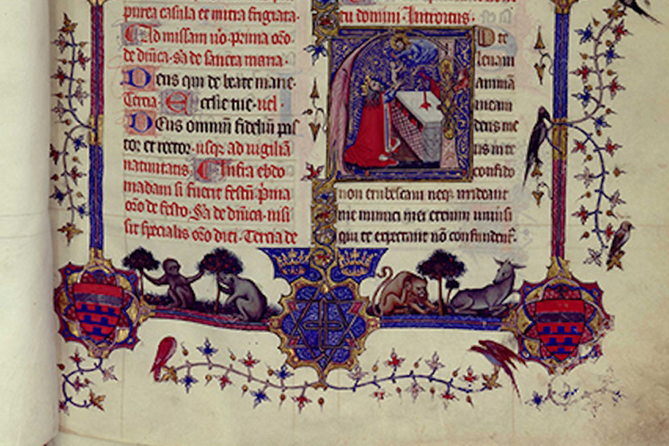 Missal of Roselli. Biblioteca Nazionale Universitaria Torino. Source: Wikipedia