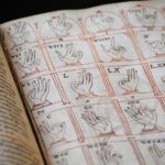 Didactic treatise on using fingers to depict numbers 12th century Leiden Kwakkel © Leiden University