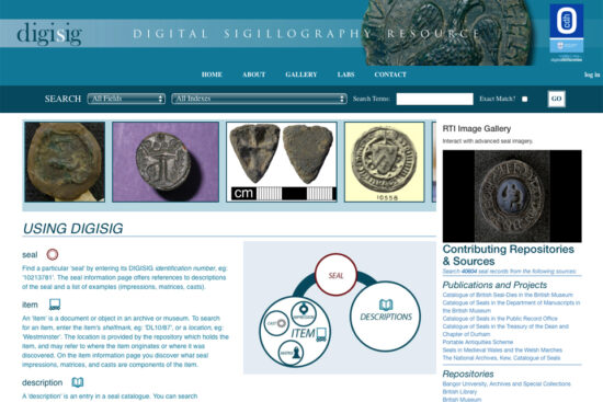 Digital sigillography resource