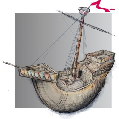 Drawing of Carravac - © Historic England