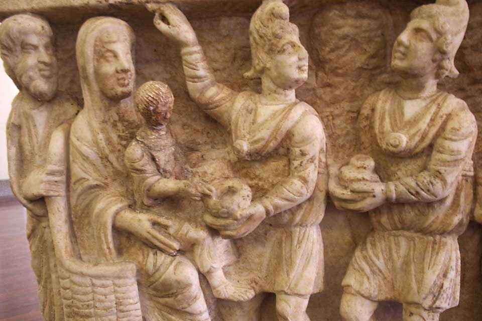 Early Christian Magi from sarchophag-Vatican-Museum 3d century . Source: Wikipedia
